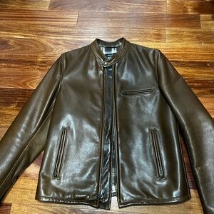 Schott cafe leather jacket